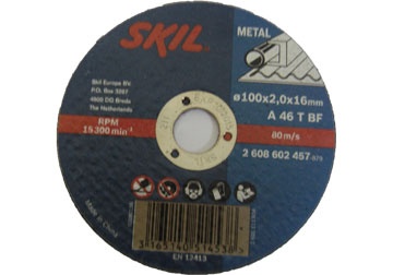 100 x 2 x 16mm Đá cắt sắt Skil 2608602457