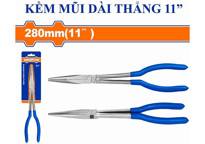 11" Kìm mũi nhọn loại dài Wadfow WPL1E11