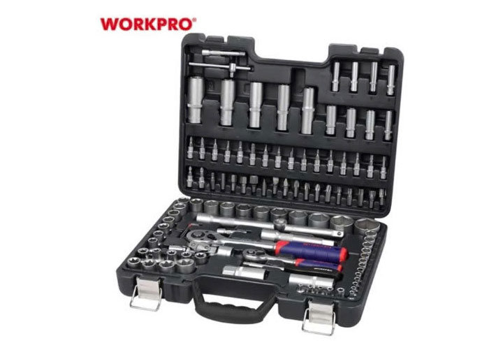 1/2" Bộ tuýp 108 chi tiết (10-32mm) Workpro WP202535 1/2" Bộ tuýp 108 chi tiết (10-32mm) Workpro WP202535