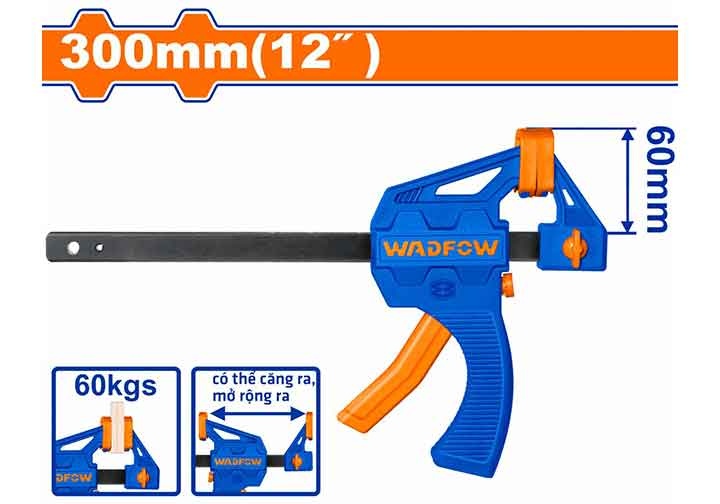 12" Cảo kẹp nhanh chữ F Wadfow WCP4312