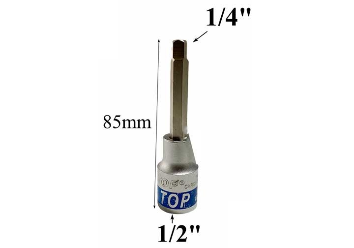 1/2" x 1/4" Đầu chuyển cỡ tuýp 85mm TOP HBS-4085D2