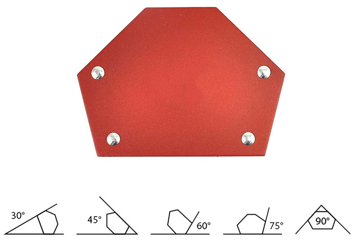 12Kg (25LBS) Ke nam châm hàn 6 góc QJ-6013