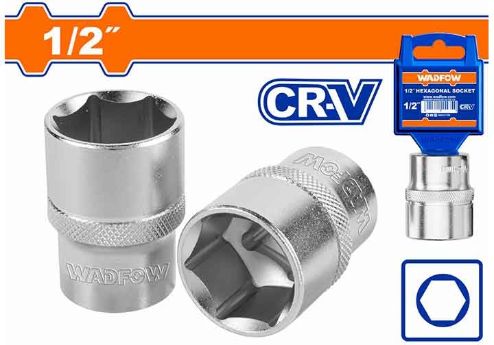 13mm Đầu tuýp 6 góc 1/2" Wadfow WSC1213