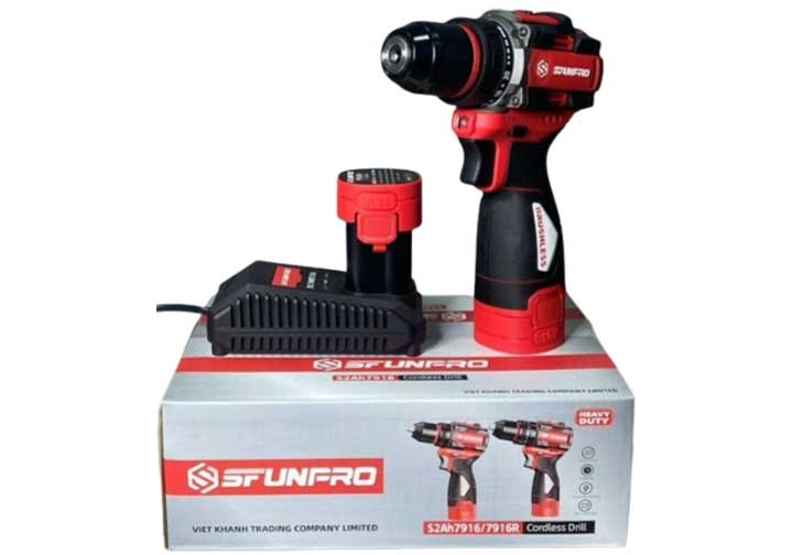 16V Máy khoan vặn vít dùng pin Sfunpro S2AH7916