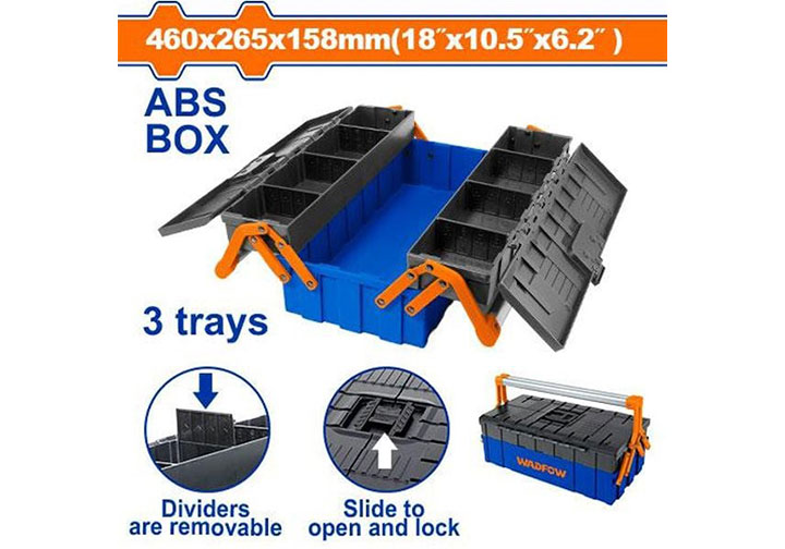 18" Thùng đựng đồ nghề 3 ngăn Wadfow WTB4303 18" Thùng đựng đồ nghề 3 ngăn Wadfow WTB4303