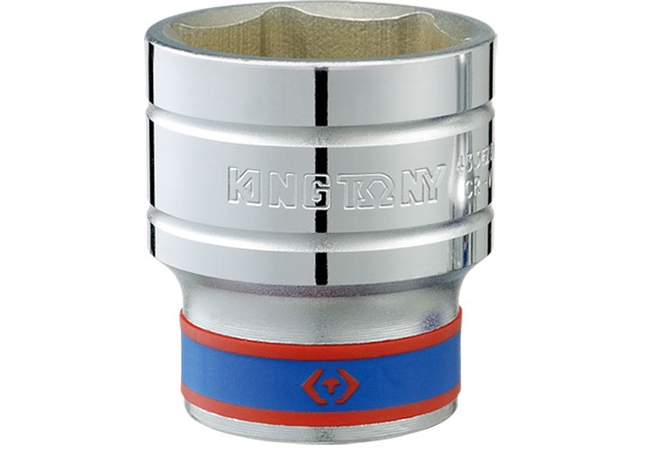 19mm Đầu tuýp ngắn 6 góc 1/2" Kingtony 433519MR