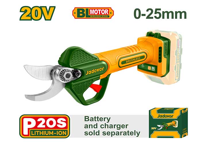 20V Máy cắt cành dùng pin (chỉ thân máy) Jadever JDJFP525 20V Máy cắt cành dùng pin (chỉ thân máy) Jadever JDJFP525