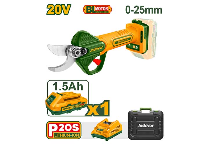 20V Máy cắt cành dùng pin Jadever JDJFPB25 20V Máy cắt cành dùng pin Jadever JDJFPB25