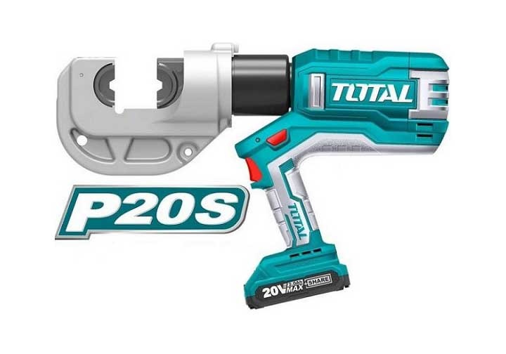 20V Máy ép đầu cos thủy lực dùng pin Total TCTLI2002