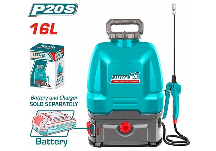 20V Máy phun thuốc 16L dùng pin (chỉ thân máy) Total TSPLI2016