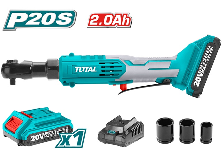 20V Máy siết bu lông góc Total TDRLI206015