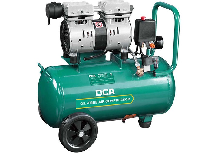 24L Máy nén khí không dầu 750W DCA AQE02-1824