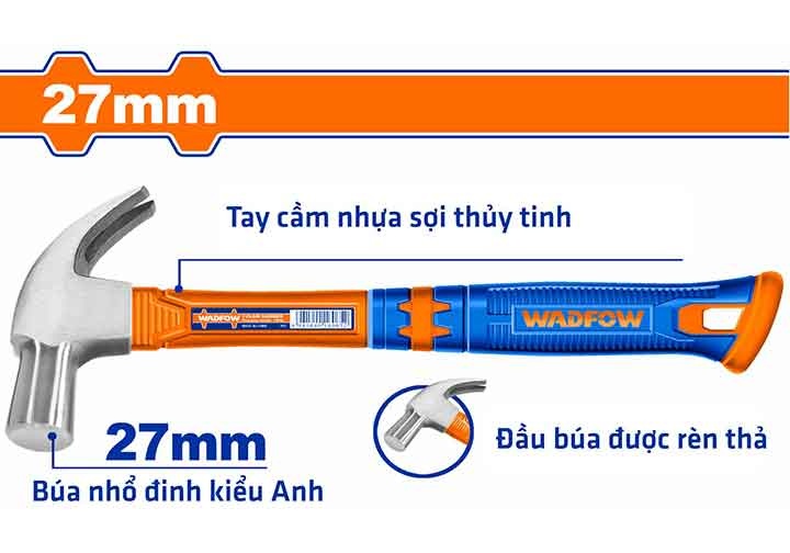 27mm Búa nhổ đinh kiểu anh Wadfow WHM3327