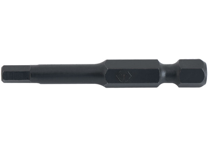 2mm Bộ 10 mũi vít lục giác (chuôi 1/4" dùng cho máy - dài 50mm) Kingtony 715002H