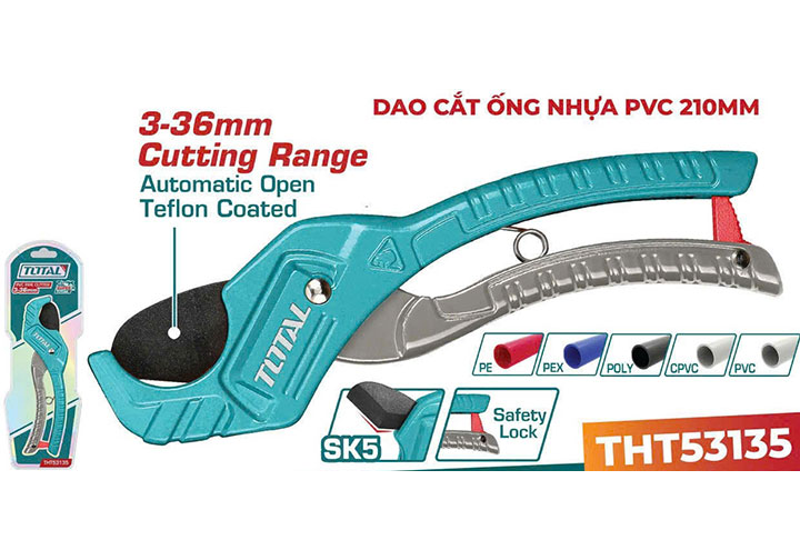 3-36mm Dao cắt ống Total THT53135 3-36mm Dao cắt ống Total THT53135