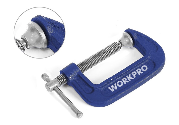 3" (75mm) Cảo chữ C Workpro WP232018