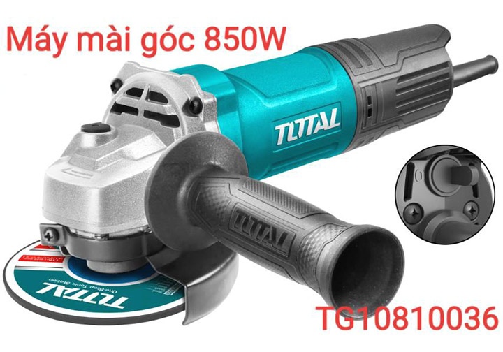 4" (100mm) Máy mài góc 850W Total TG10810036