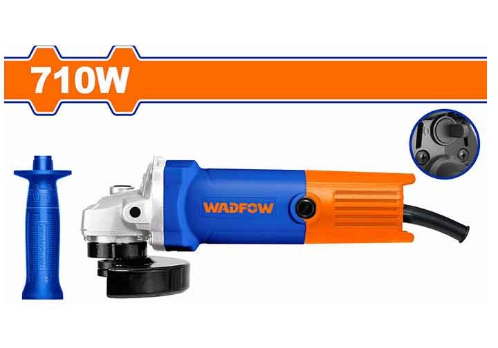 4" (100mm) Máy mài góc công tắc đuôi 710W Wadfow WAG35762