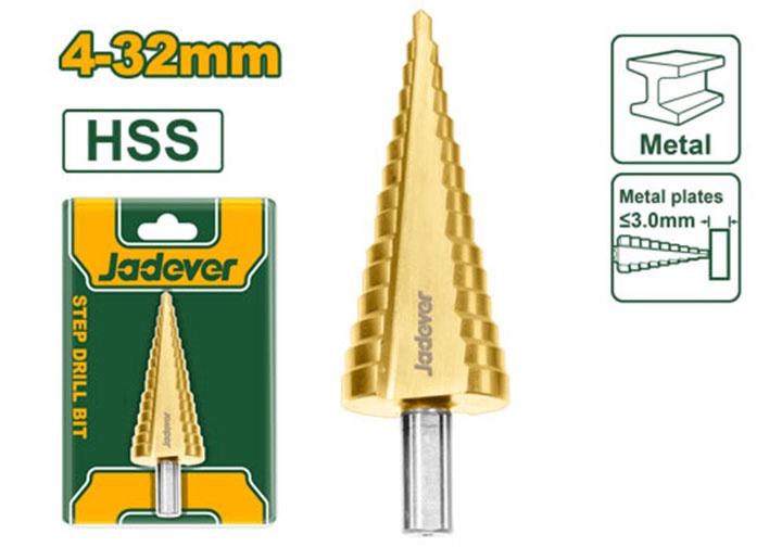 4-32mm Mũi khoan bậc Jadever JDJD1403
