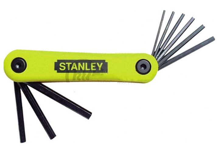 5/64-1/4" Bộ lục giác xếp đầu bằng 9 chi tiết Stanley 69-259-22