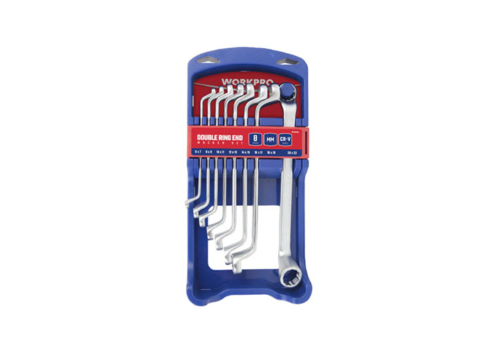 6-22mm Bộ cờ lê 2 đầu vòng 8 chi tiết Workpro WP202509 6-22mm Bộ cờ lê 2 đầu vòng 8 chi tiết Workpro WP202509