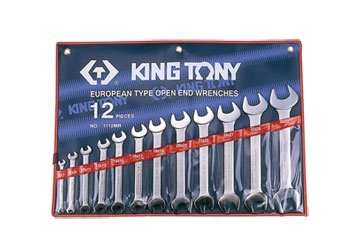 6-32mm bộ hai đầu miệng 12 cái hệ mét Kingtony 1112MR