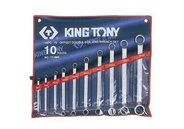 6-32mm bộ hai đầu vòng 10 cái hệ mét Kingtony 1710MR