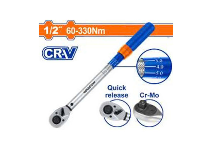 60-330Nm Cần siết lực 1/2" Wadfow WWQ4D12 60-330Nm Cần siết lực 1/2" Wadfow WWQ4D12