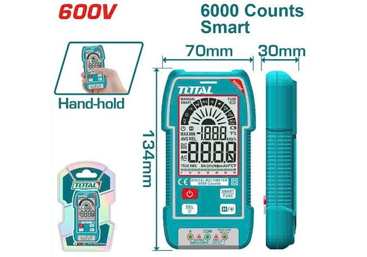 600V Đồng hồ vạn năng Total TMT516004