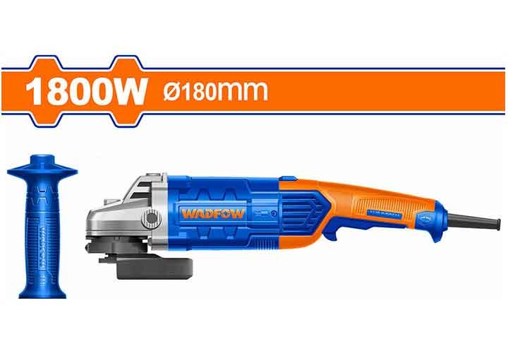 7" (180mm) Máy mài góc công tắc bóp 1800W Wadfow WAG851801