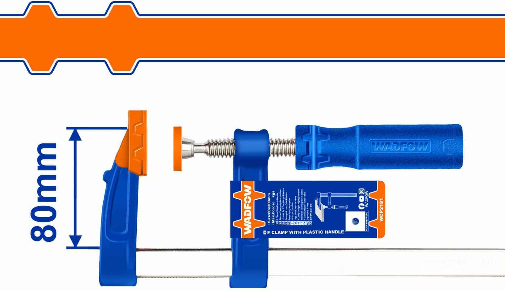 80x200mm Cảo chữ F Wadfow WCP2181