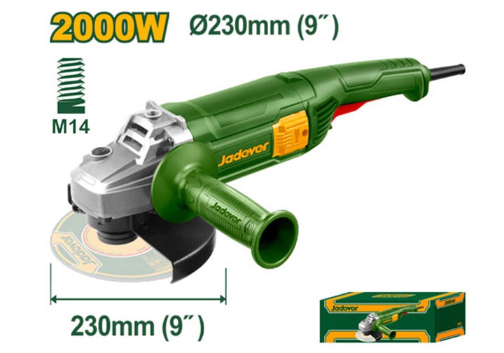 9" Máy mài góc công tắc bóp 2000W Jadever JDAG852001