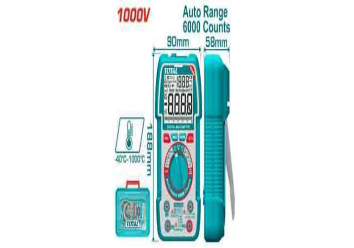 Đồng hồ vạn năng kỹ thuật số Total TMT5310004 Đồng hồ vạn năng kỹ thuật số Total TMT5310004