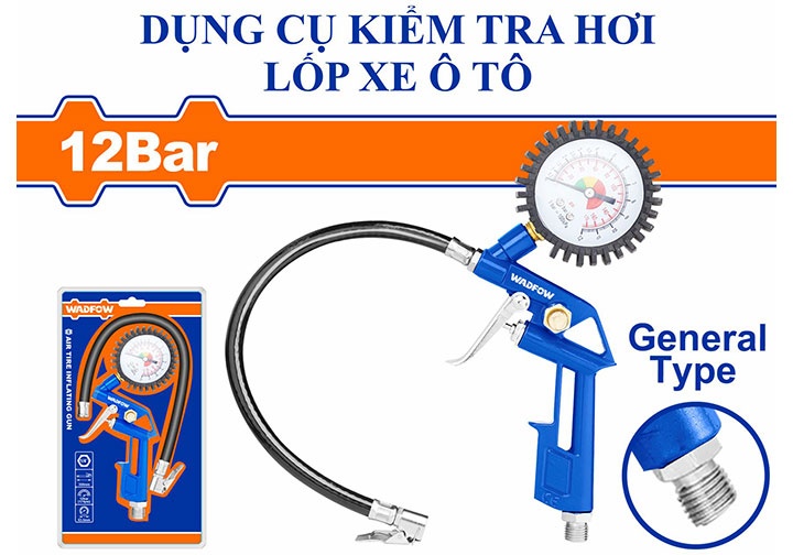 Dụng cụ đo áp suất hơi lốp xe Wadfow WGA2612