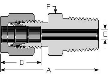 Male Connectors 6mm