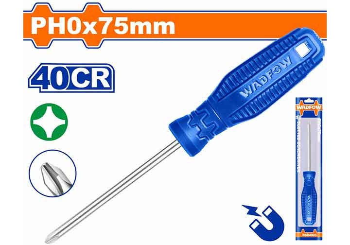 PH0x75mm Tuốc nơ vít bake Wadfow WSD4903