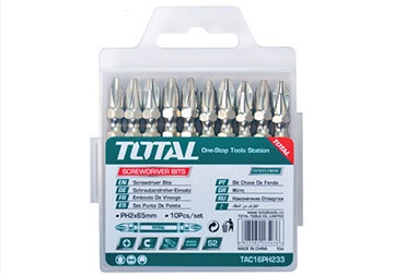 PH2x65mm Bộ mũi vít 10 chi tiết Total TAC16PH233