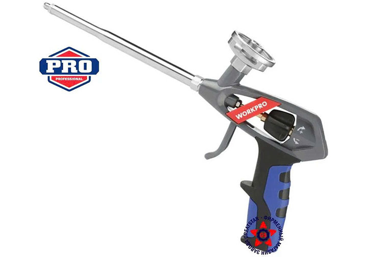 Súng bắn keo bọt nở Foam PU phủ kim loại Workpro WP329047 Súng bắn keo bọt nở Foam PU phủ kim loại Workpro WP329047