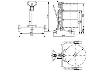 0.3 Tấn Xe Nâng DT250