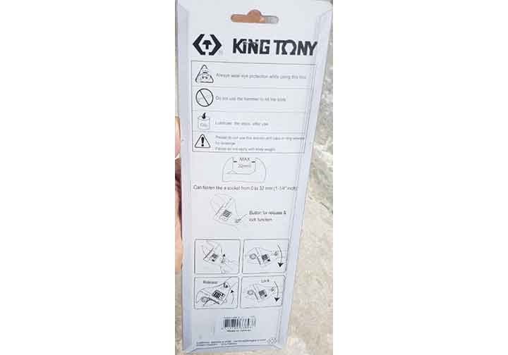 10" Mỏ lết tự động Kingtony 3631-10R