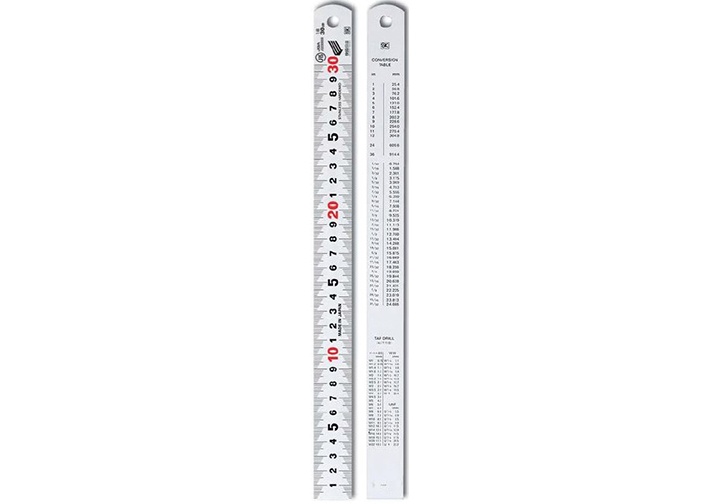 1000mm Thước lá inox mạ nhũ bạc Niigata SV-1000KD