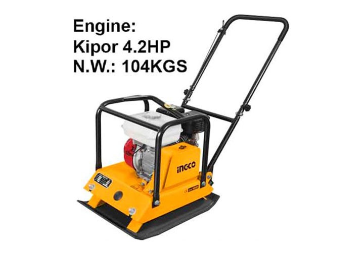 104KG Máy đầm nén bê tông dùng dầu Diesel 4.2HP INGCO GCP100-4