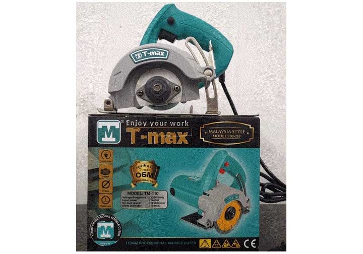 110mm Máy cắt gạch đá 1400W T-Max TM-110