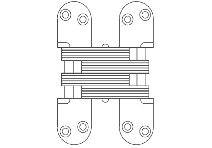 118x25x18mm Bản lề âm hợp kim Imundex 701.46.206