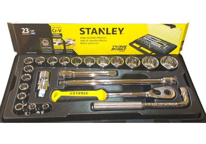 1/2" Bộ tuýp 23 chi tiết Stanley STMT74726-8C