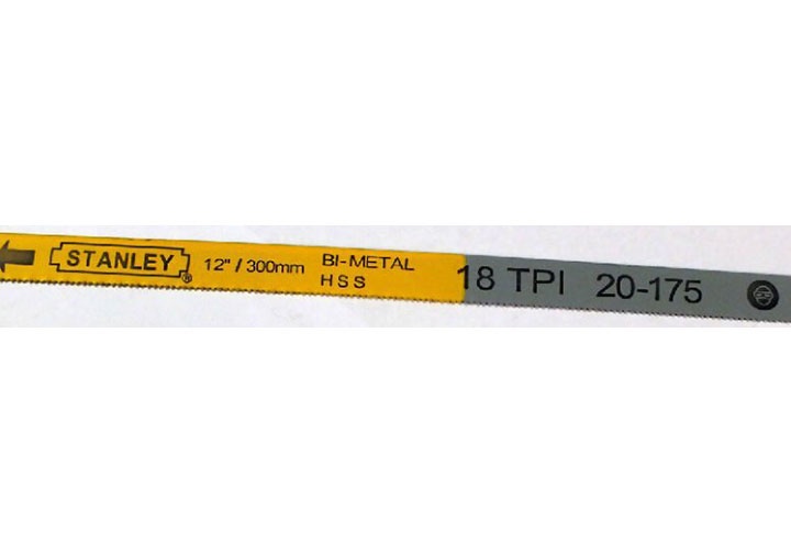 12" Lưỡi cưa sắt 18 răng Stanley 20-175