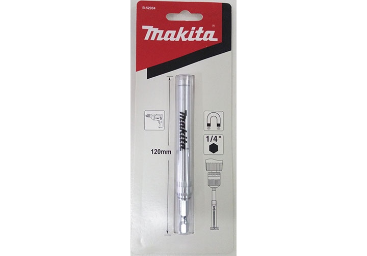 120mm Thanh giữ đầu vít màu bạc Makita B-52934