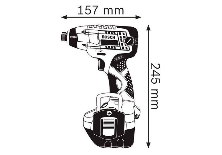 12V Máy bắt vít động lực dùng pin Bosch GDR 12 V