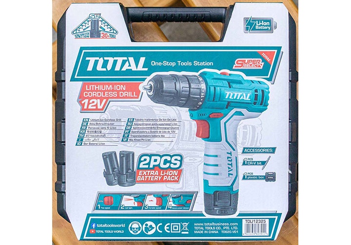 12V Máy khoan vặn vít dùng pin Total TDLI12325