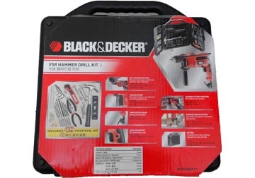 13mm Máy khoan 550W kèm 49 phụ kiện Black and Decker KR554REP11